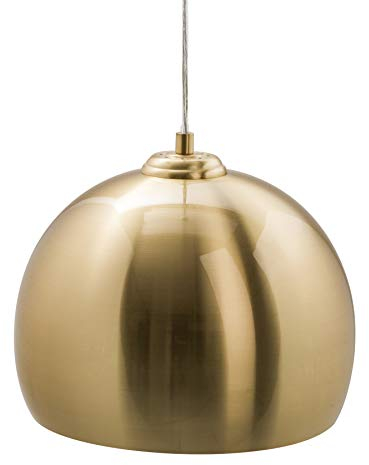 invicta INTERIOR Moderne Hängeleuchte GOLDEN BALL 30cm gold Hängelampe höhenverstellbar Design Lampe Leuchte