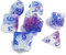 FLASHOWL DND Würfelsatz Leuchtendes polyedrisches Würfelset RPG Würfelset d4 d6 d8 d10 d12 d20 d% für 7-teiliges Spielwürfelset