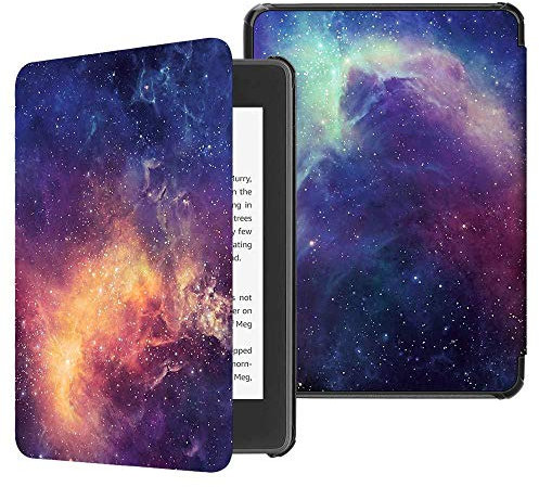 Custodia per Kindle Paperwhite 4 (10a generazione 2018, modello NO PQ94WIF), custodia protettiva in pelle PU JMH con cinturino a mano/sveglia automatica/sonno