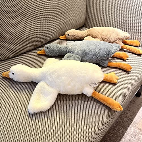 Tanha Gans Kuscheltier, Kuscheltier Gans, XXL Kuscheltier Plushie, Kawaii Kuscheltier Plush, Ente Kuscheltier, Großes Gänse-Stofftier (Gemischt., 49cm)