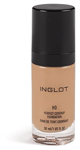 Inglot HD Perfect Coverup Foundation, Für einen langanhaltenden Effekt mit HD Pigmenten, Hypoallergen, natürliches, makelloses Aussehen, mit weißen Trüffelextrakts, 30 ml : 77