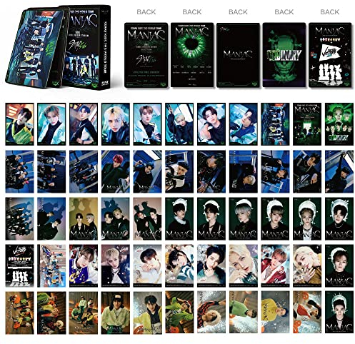 Stray Kids Maniac Photocards Stray Kids Merch Lomo Cards Stray Kids 2ND World Tour Maniac Album Karten Stray Kids Mini Fotokarten Geschenk Fans (stray kids-maniac2)