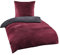 BaSaTex Winter Plüsch Bettwäsche Set Nicky-Teddy Cashmere-Touch Coral Fleece | 135x200 155x220 200x200 200x220 + 80x80 Kissenbezug | Größe: 135x200 | Farbe: Anthrazit Bordeaux