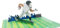 WOWPAPERART - American Football Player 3D Pop-Up-Grußkarte für alle Anlässe - Liebe, Geburtstag, Weihnachten, Sport, Congrats, glückliches Geschenk - dicker Umschlag, flach zusammenklappbar (weiß)