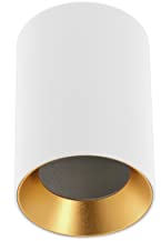 GTV lighting - Deckenleuchte AERO II - lighting deckenlampe - Aufbau-lampe Aufbauleuchte Aufbaustrahler Aufputz Downlight - Aluminium, 70x100mm, IP20, max. 20W, rund, weiß