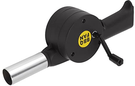 Mini Handkurbel Lüfter, Outdoor Kochen BBQ Ventilator Luft Gebläse Handheld Tragbare Barbecue Feuer Balg BBQ Werkzeuge Picknick Camping Herd Zubehör für Holzkohle Grills Zubehör,
