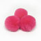 SYSUII 10 Stück Kunstfell Bommel 8cm Kunstfell Fellbommel Pompon Pom Ball DIY Fell Pom Poms für Damen Mädchen Tasche Mützen Anhängern Dekoration Schlüsselanhänger Charms Strickmütze Zubehör -Rose #2