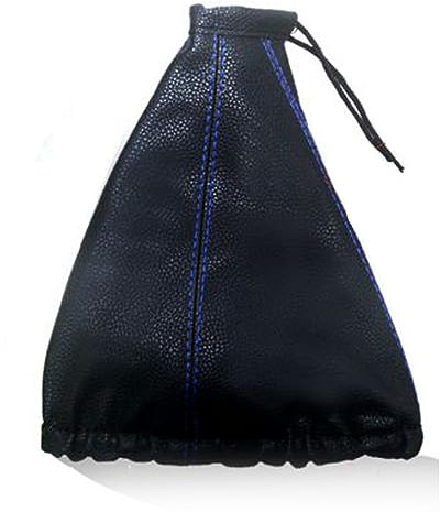A2ZWORLD Funda para palanca de cambio universal, cubierta para palanca de cambio antipolvo, color negro con costuras rojas, gris o azure 190 x 250 mm