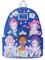 Loungefly Rucksäcke Disney Princess Manga Style Mini Rucksack Blau, blau, One size