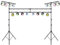 COSTWAY Support d'Éclairage LED avec Hauteur Réglable 180 à 350 cm Charge 100KG, Support de Lumière Trépied Portable avec barre en ‘T’, pour Scène Concerts Théâtres Cérémonies Fêtes