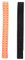Fivetwofive 2 Stück -Armband für Herzfrequenzmesser, verstellbar und atmungsaktiv, weiches Armband für Herzfrequenzmesser – (Schwarz + Orange),