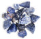 Sodalita en Bruto, 500g Sodalita Piedra Natural, Minerales en Bruto, Piedras Energeticas de Cuarzos Rosas, Gemas de cristal en bruto para curación y decoración