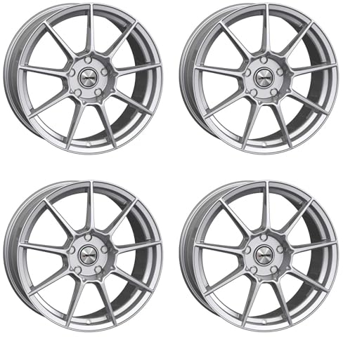 4x AUTEC Felgen Alufelgen CLUBRACING 7.5x17 ET35 5x112 Hyper Silber kompatibel mit Audi A3 S3 TT Q3 SQ2 TTS