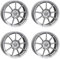 4x AUTEC Felgen Alufelgen CLUBRACING 7.5x17 ET35 5x112 Hyper Silber kompatibel mit Audi A3 S3 TT Q3 SQ2 TTS
