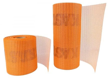 WDVS-Armierungsgewebe 165 g/m² 6,5 x 7,0 mm Schnittware (Rot, 200 mm x 50 m)