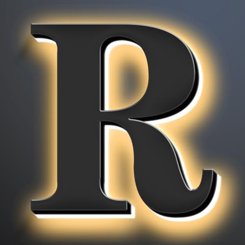 Numeri Civici Retroilluminati A LED Per Esterni 6 Pollici, Numeri Civici Illuminati In Acciaio Inossidabile, Numeri Civici Moderni In Metallo Illuminano Tua Casa