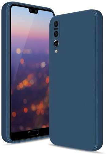 Btstring Cover per Huawei P20 Pro, Custodia Antiurto Case Sottile in Silicone TPU con Fodera in Microfibra e Protezione della Fotocamera -Blu