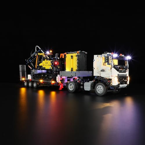 LIGHTAILING Jeu de Lumières pour Lego-42175 Camion-Volvo-FMX et pelleteuse-électrique-EC230 - Modèle en Blocs De Construction - Ne Figurant Pas sur Le Modèle