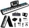 Pianoforte digitale TERENCE, 88 tasti pesati, batteria 1800 mAh, altoparlanti 2 * 5W, pieghevole e portatile, supporta interfacce Bluetooth e MIDI