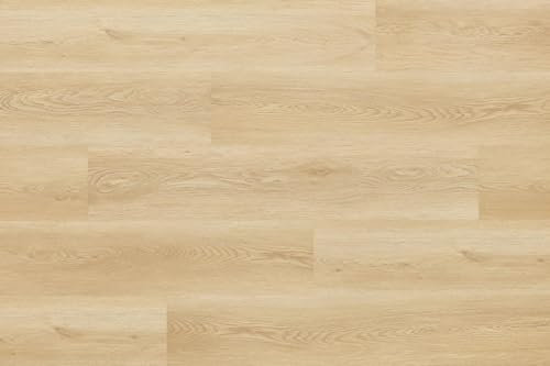 Eiche Holman Klick-Vinylboden 5.3mm mit integrierter Schalldämmung, 2,24 m²/Paket, robust, pflegeleicht, wasserdicht, 21 dB Schallreduzierung.