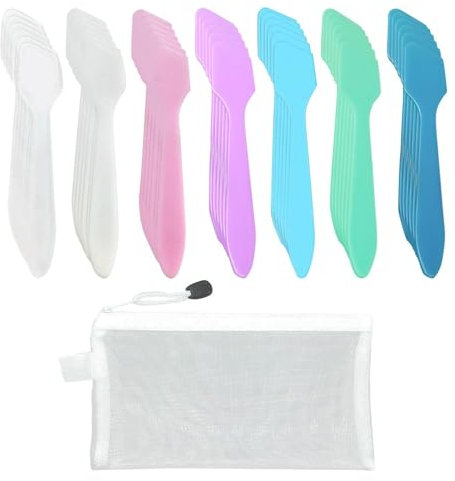 42 Pcs Stir Sticks, 1 Pc Storage Bag, Kids Glue Sticks, Diy Craft Accessories, Reusable Glue Sticks, Applicator Sticks