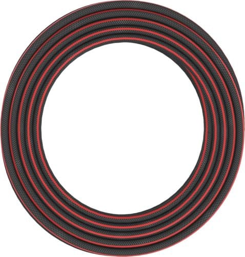 Fiskars Gartenschlauch S, Solid, Wasserschlauch für Bewässerungssysteme, 19 mm (3/4), Länge: 15 m, Universalanschluss, UV-geschützt, Frostgeschützt, Verwindungssteif, Rot, 1076061