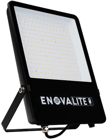 ENOVALITE LED Strahler außen 50W 6500lm, 4000K Neutralweiß | IP65 Außenlampe Wand, Outdoor Scheinwerfer für Wege, Haus, Garten und Hof, Flutlichtstrahler, Fluter, Spotlight