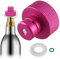 IKOPFLN 1 Pièce Adaptateur Rapide CO2 compatible avec Duo/Terra/Art, Adaptateur CO2 rapide, Quick Connect QC our cylindre filetage trapézoïdal TR21-4 (Doré)