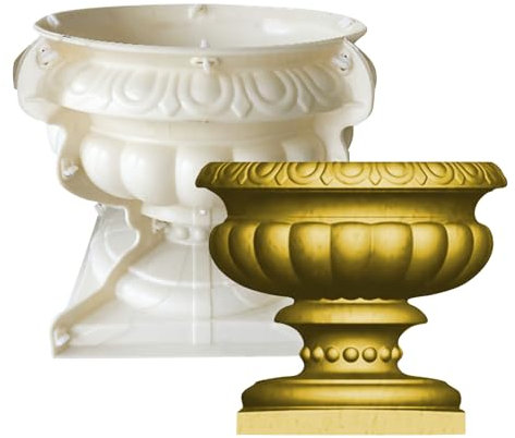 Stampo Per Fioriera In Cemento - Stampo Per Vaso Di Fiori Durevoli, Preparazione Del Contenitore Delle Piante Di Balcone | Per La Decorazione E Artigianato Per Hobby Per La Casa, Strumento D