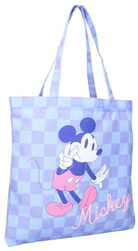 Vadobag Disney MICKEY MOUSE Micky Maus BAG IT UP - Einkaufstasche - Maße 40 x 40 x 1 cm - Farbe Violett