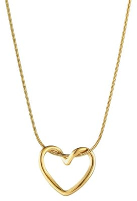 BQDPYZBD women's necklace Heart For Girls - Gold Locket Women Birthday Valentine-18k