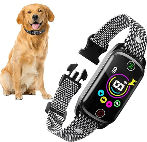 SYH&AQYE 2026 Antibellhalsband für Hunde, Haustierfreundliches Halsband, Das Übermäßiges Bellen Reduziert, Eignet Sich für Den Täglichen Gebrauch und Auf Reisen