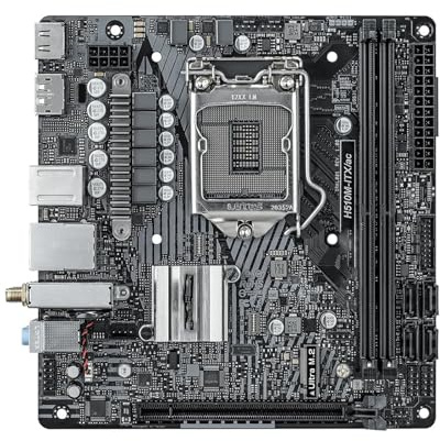 Motherboard Fit For ASROCK H510M-ITX/ac Mini-ITX Motherboard Intel H510 2xDDR4 LGA1200 Ultra M.2 Support I7-11700 I3-10305 I9-11900 I5-10600 Cpu