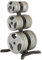Fitness Reality X-Class Olympic Weight Tree - Heavy-Duty Bumper Plate Rack for Home Gym - Chrome Storage Posts - Includes 2 Barbell Holders - 1,000 Lb. Capacity