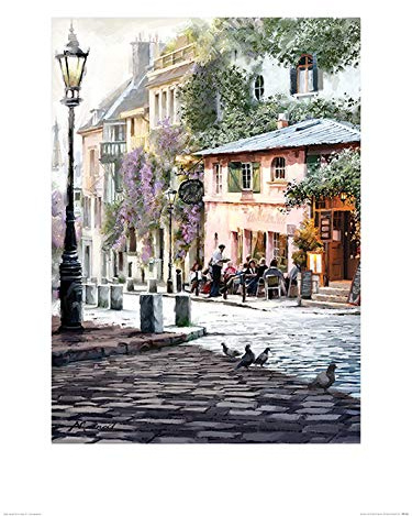 The Art Group Richard Macneil (Sunshine Cafe) -Art Print 60 x 80cm, Paper, Multicoloured, 60 x 80 x 1.3 cm