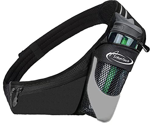 AiRunTech Ceinture de Course Running Belt Sac Banane de Sport iPhone Samsung étanche Sac à main poches Ceinture de course pour le fitness Jogging Accessoires