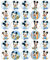 30 Cupcake-Aufsätze mit Micky-Maus-Motiv für Babyparty, essbares Oblatenpapier, Feen-Kuchenaufsätze, Geburtstagskuchen