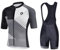UGLY FROG Milchfaser Radfahren Jersey Männer Fahrradbekleidung Fahrrad top Herren Radtrikot Set 3D Gepolsterte Trägerhose Sommer Atmungsaktiv Kurzarm Bike Shirts Fahrradanzug
