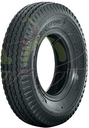 Deestone EGD08RYD Pneu 4.80-8 renforcé 6PR Caoutchouc 71J Roue Chariot Remorque Remorque Bateau