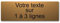 Placa grabada personalizada de 1 a 3 líneas, 30 x 10 cm, autoadhesiva, oro cepillado