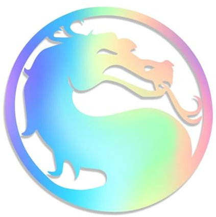 Decus Shop Mortal Kombat XXL 0131 (Oil Slick Hologramm) // Sticker OEM JDM Style Aufkleber