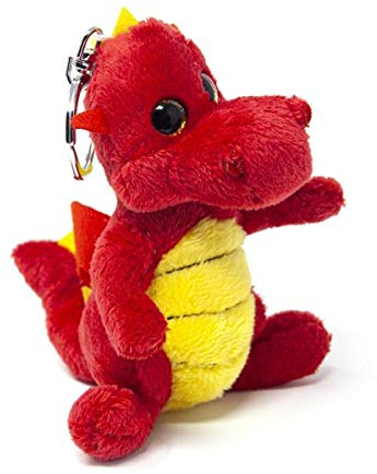 Cornelißen Plüsch Schlüsselanhänger - Roter Drache - 18 cm