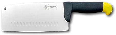 DUE BUOI Coltello Leggero Stile Asia - Lama con Alveoli CM 21