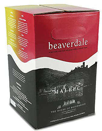 Beaverdale Red Wine Kit - Malbec - 30 Bottle (23L)