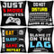 Whaline Videospiel Wurfkissen 45,7 x 45,7 cm Gamer Controller Kissenbezug Gaming Wurfkissenbezug 4er-Pack Gamepad Logo Kissenbezug Design für Home Office Auto Sofa Couch Wohnzimmer