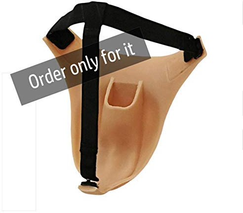 FSYH Transvestite Crossdresser HöSchen, Versteckte Gaffel Der MäNner Silikon Vagina Boxershorts füR Transgender Crossdresser Cosplay Shemale Kamelzehen,B`Type