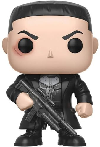 Funko POP Marvel: Netflix Daredevil - Punisher (Frank Castle) Pop! Vinyl Figure (Bundled with Compatible Pop Box Protector Case) Multicolor 3.75 inches