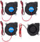 Diitao 4PCS 5015 Cooling Blower Fan 3D Printer DC 5V 12V 24V Fans Blower Turbine Turbo Hydraulic Bearing Brushless Cooling 50x50x15mm 2PIN (DC 12V)