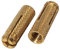 SKIR'CO (100 pz) Ancoraggi a goccia in ottone M5 x 20 mm, Manicotto per bulloni, Tasselli a muro di espansione, Ancoraggio per muratura