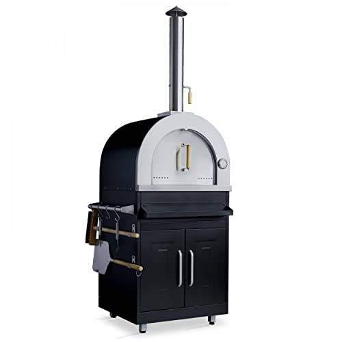 Oviala - Mueble para horno de pizza para cocina al aire libre